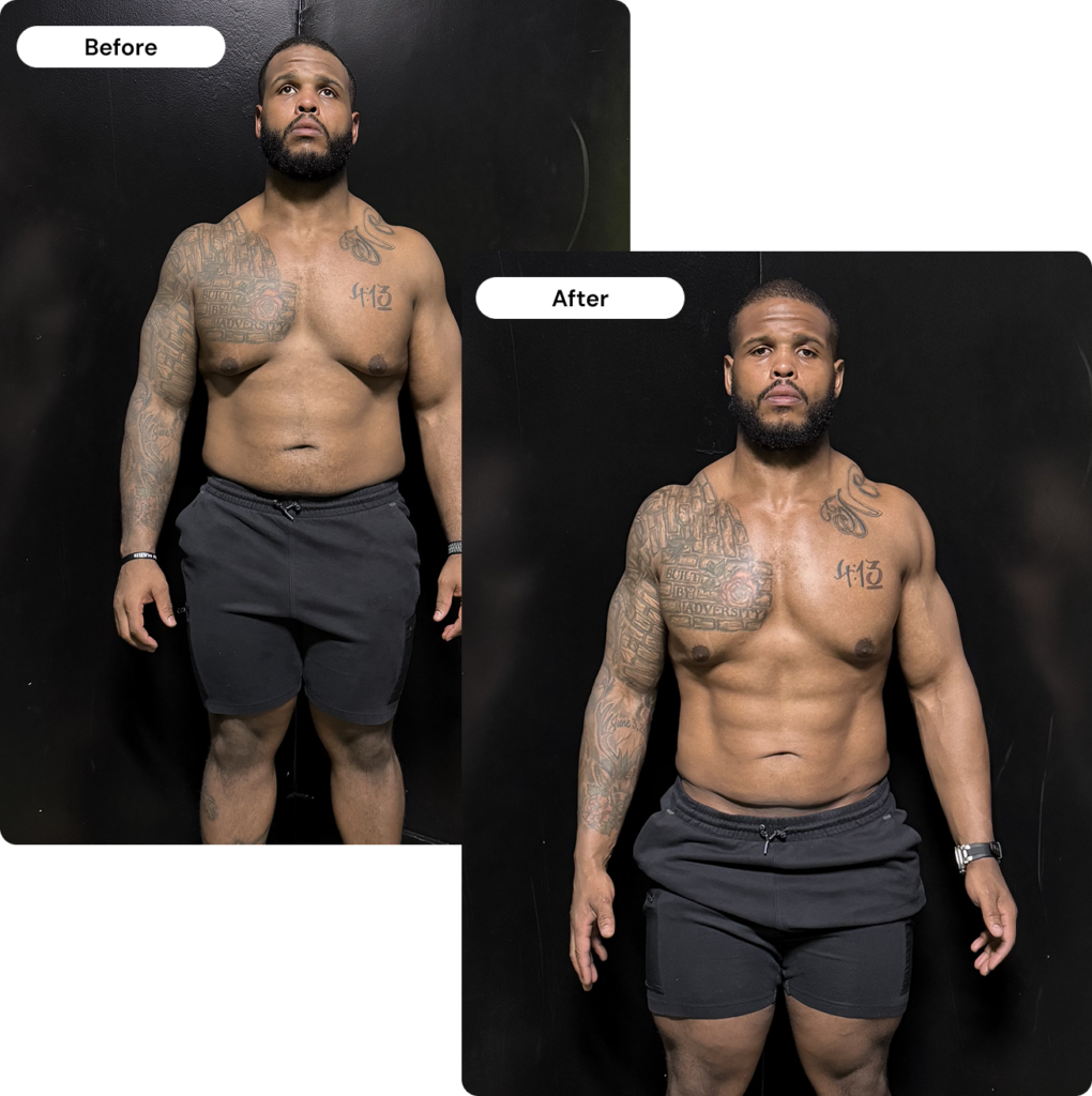 Bryan before and after