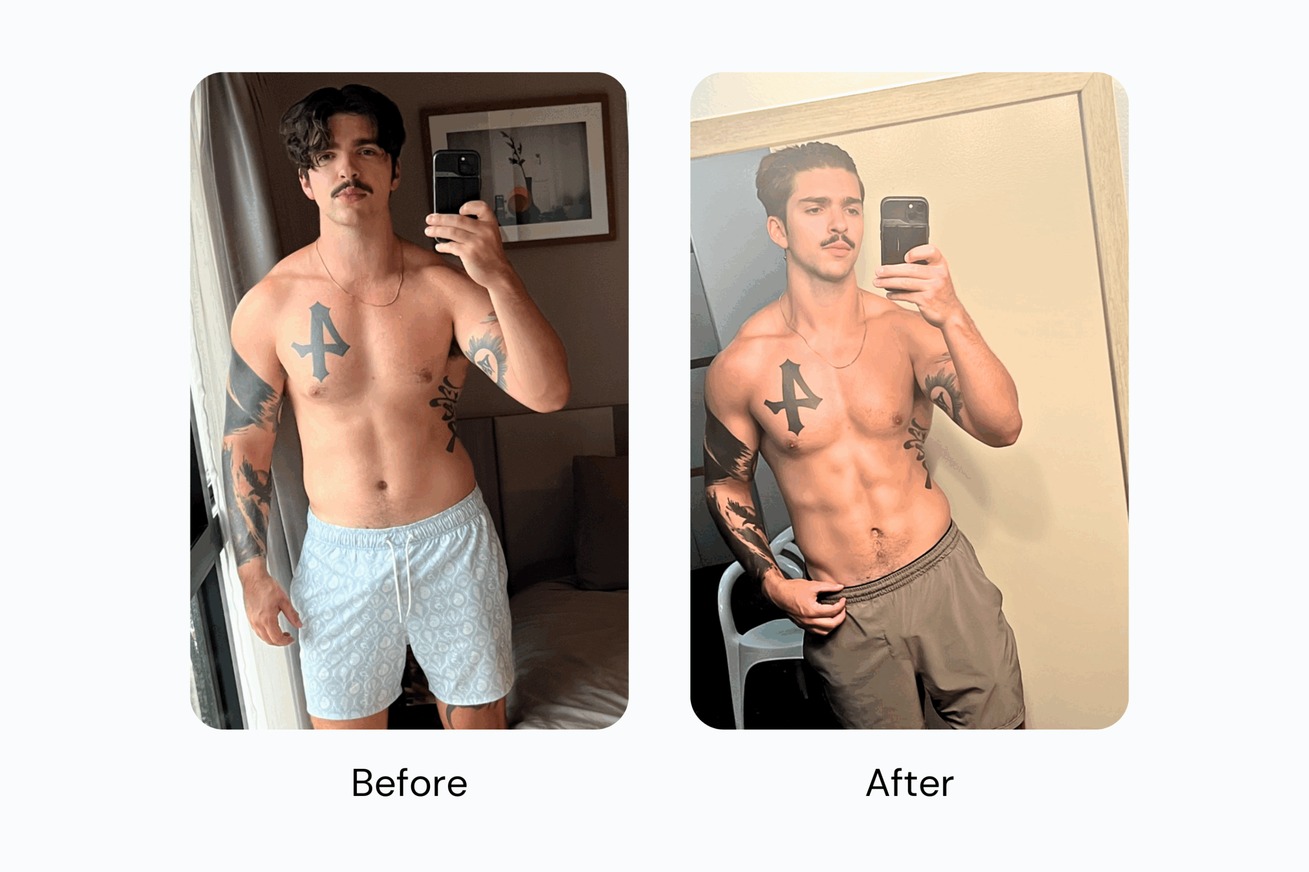 Paris Demers - Before and After