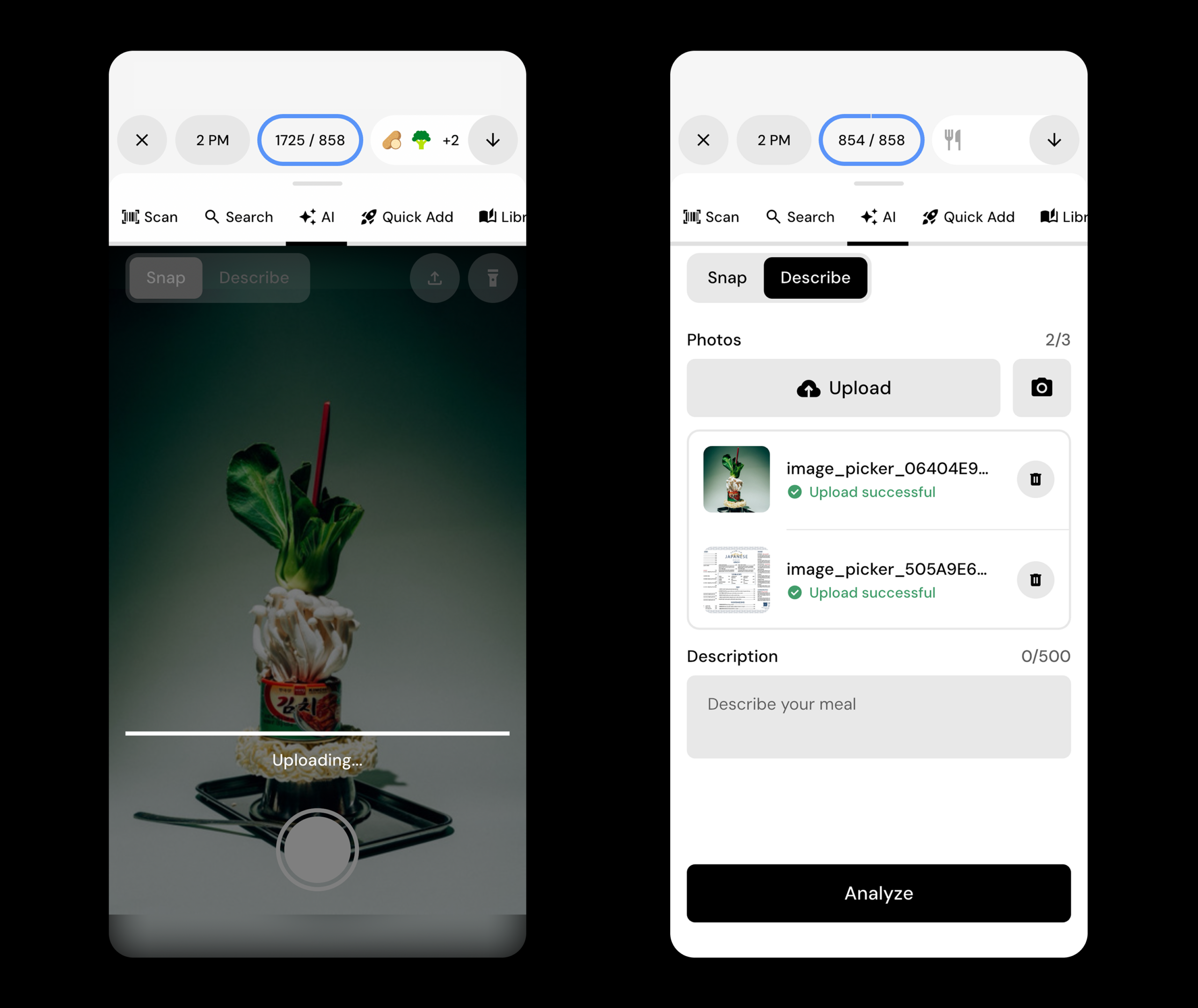 MacroFactor AI Food Logging