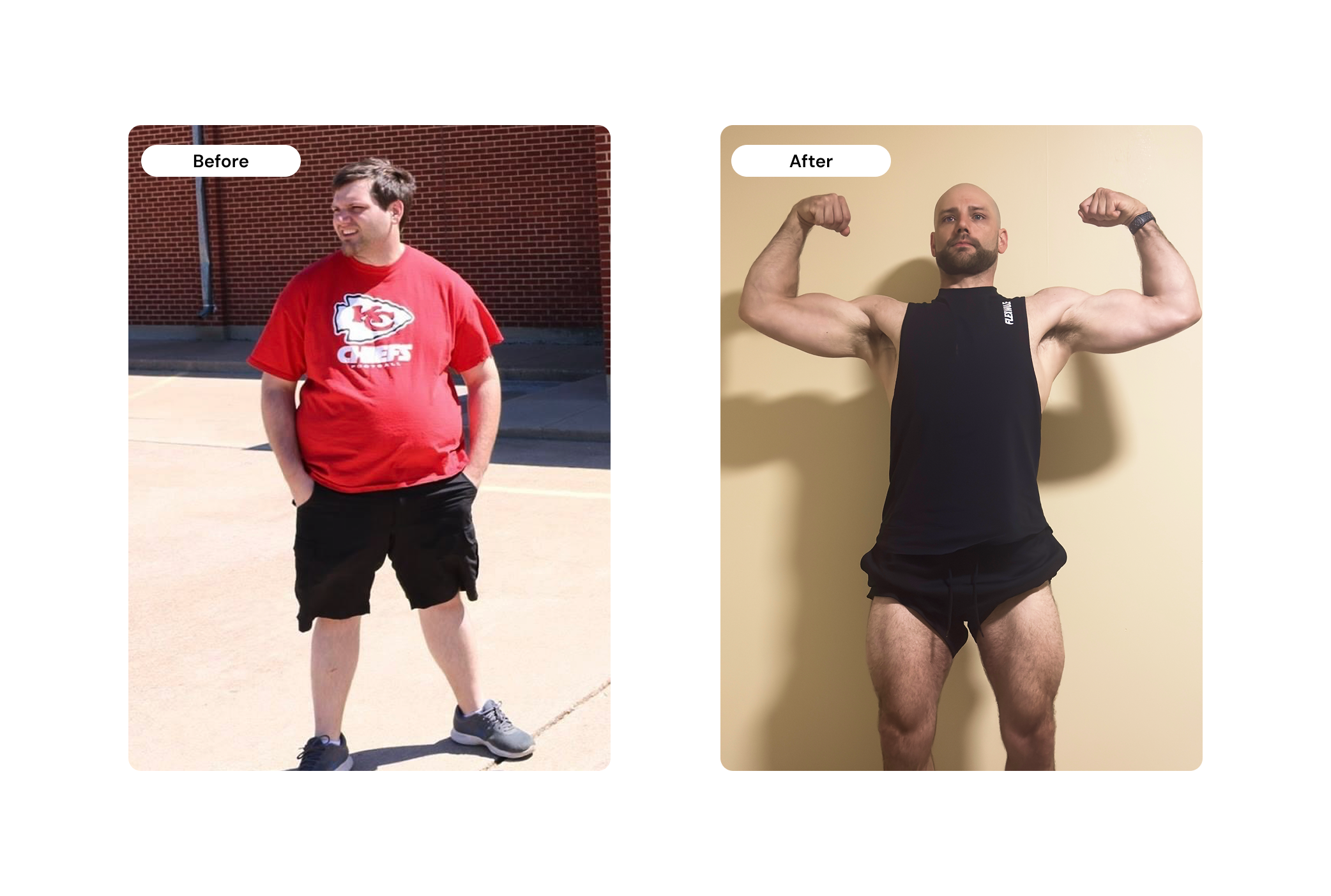 Before and after - Nic 1