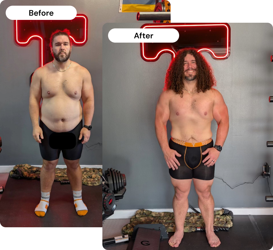 Terry before and after